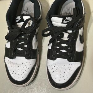 Nike Black and White Panda Dunks Sneakers